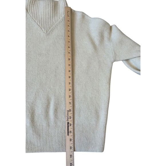 NEW Madewell Women's Dillon Mockneck Pullover Sweater M Cream - Picture 7 of 10